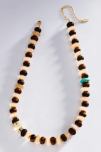 By Anthropologie Beaded Preppy Necklace