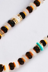 By Anthropologie Beaded Preppy Necklace