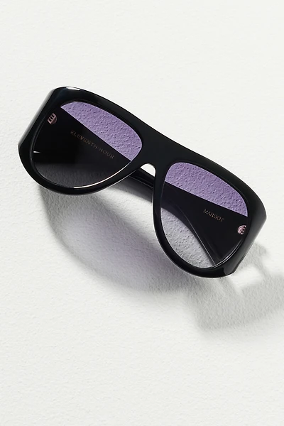 Eleventh Hour Oversized Aviator Sunglasses