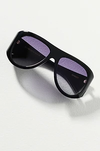 Eleventh Hour Oversized Aviator Sunglasses