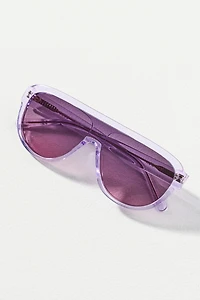 Eleventh Hour Translucent Aviator Sunglasses