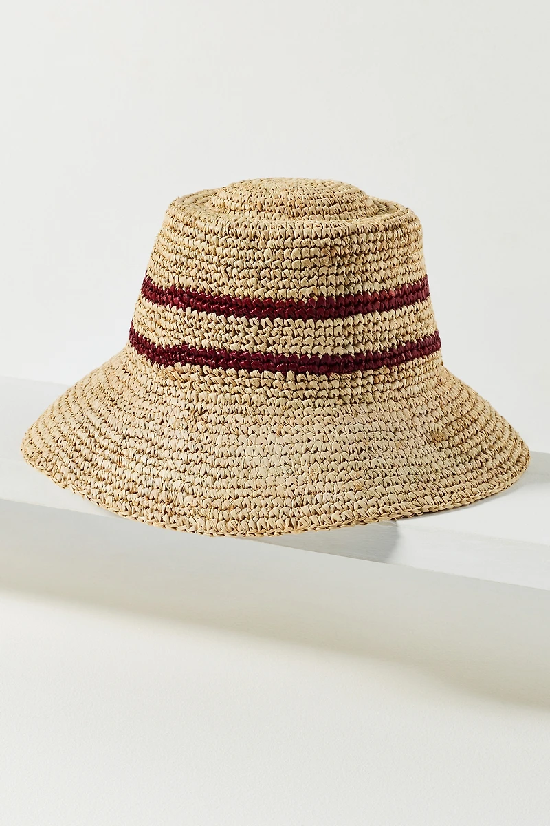 Wyeth Tali Raffia Bucket Hat