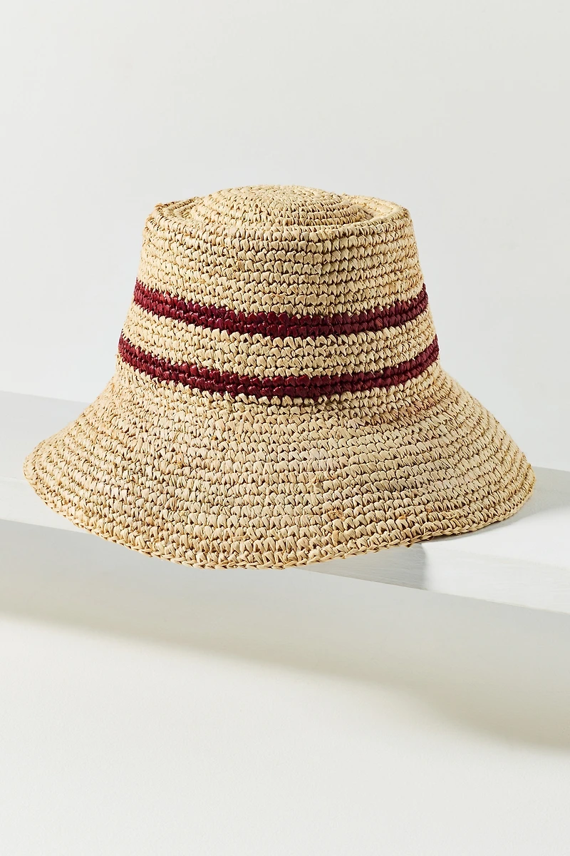 Wyeth Tali Raffia Bucket Hat