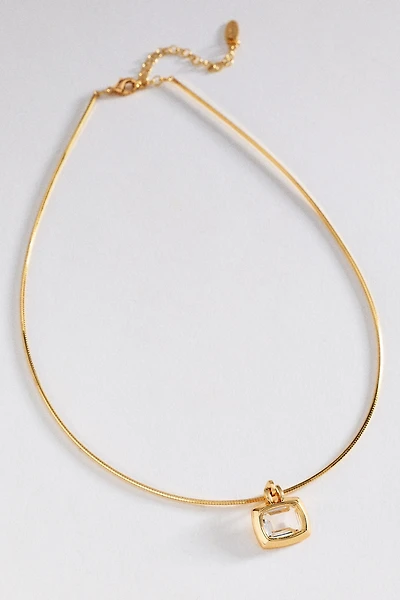 Gemstone Pendant Collar Necklace