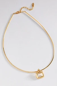 Gemstone Pendant Collar Necklace