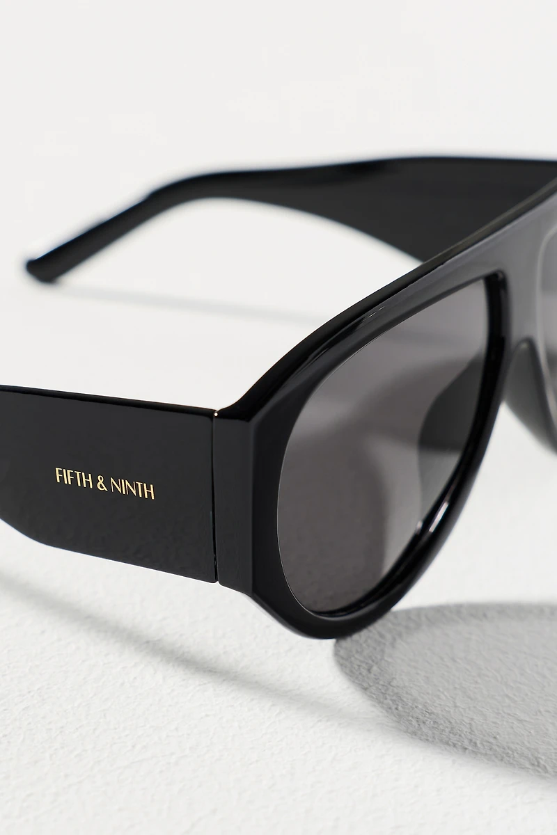 Fifth & Ninth Naomi Polarized Aviator Sunglasses