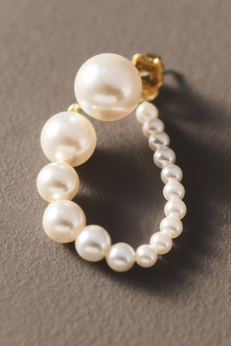 NADRI London Front-Back Pearl Earrings