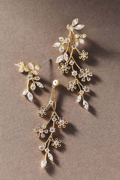 NADRI Baby's Breath Front-Back Earrings