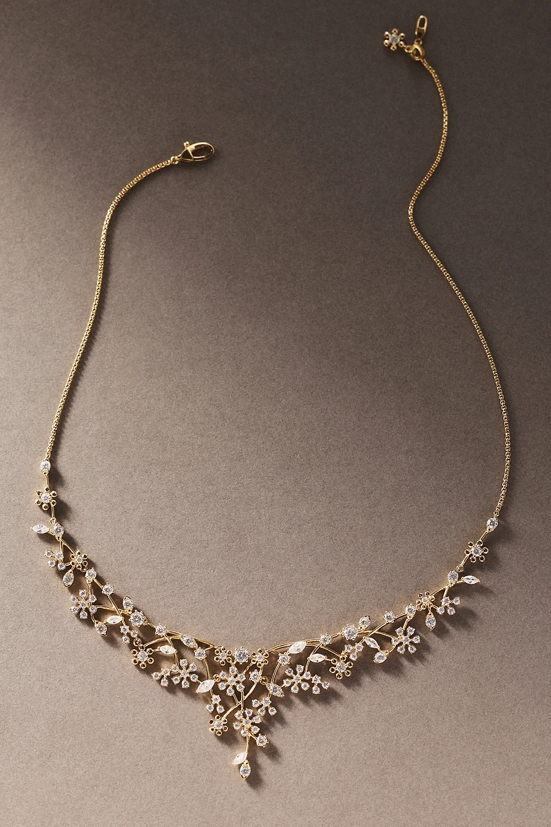 NADRI Baby's Breath Statement Necklace