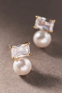 NADRI Bianca Pearl Crystal Earrings