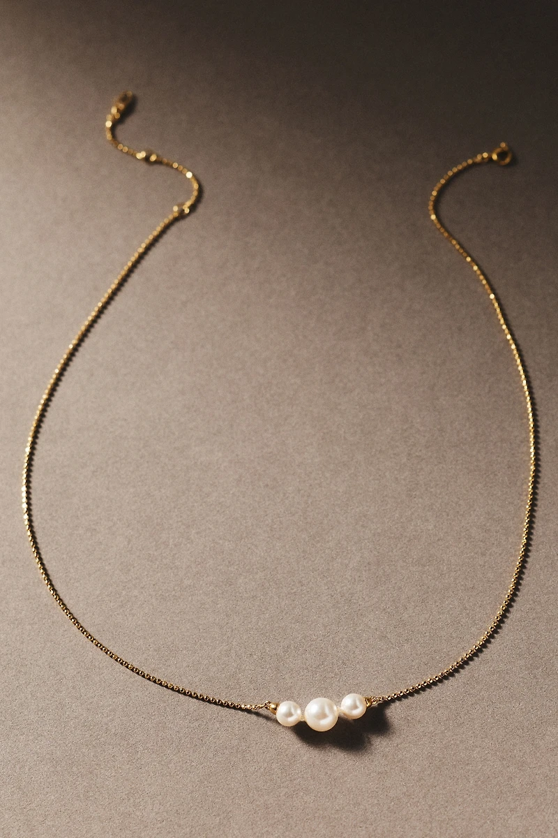 NADRI Bianca Tri-Pearl Necklace