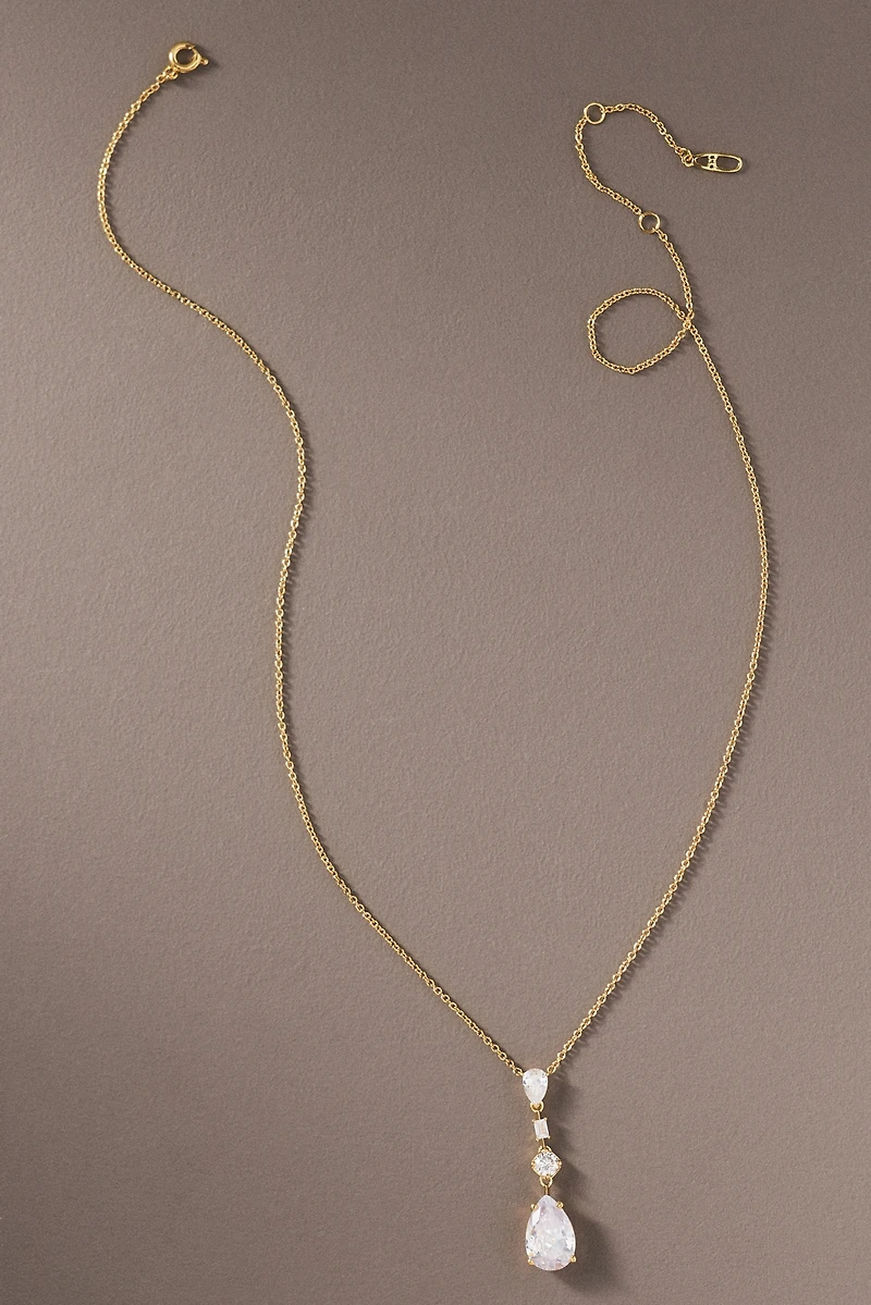 NADRI Runaway Pear Drop Necklace