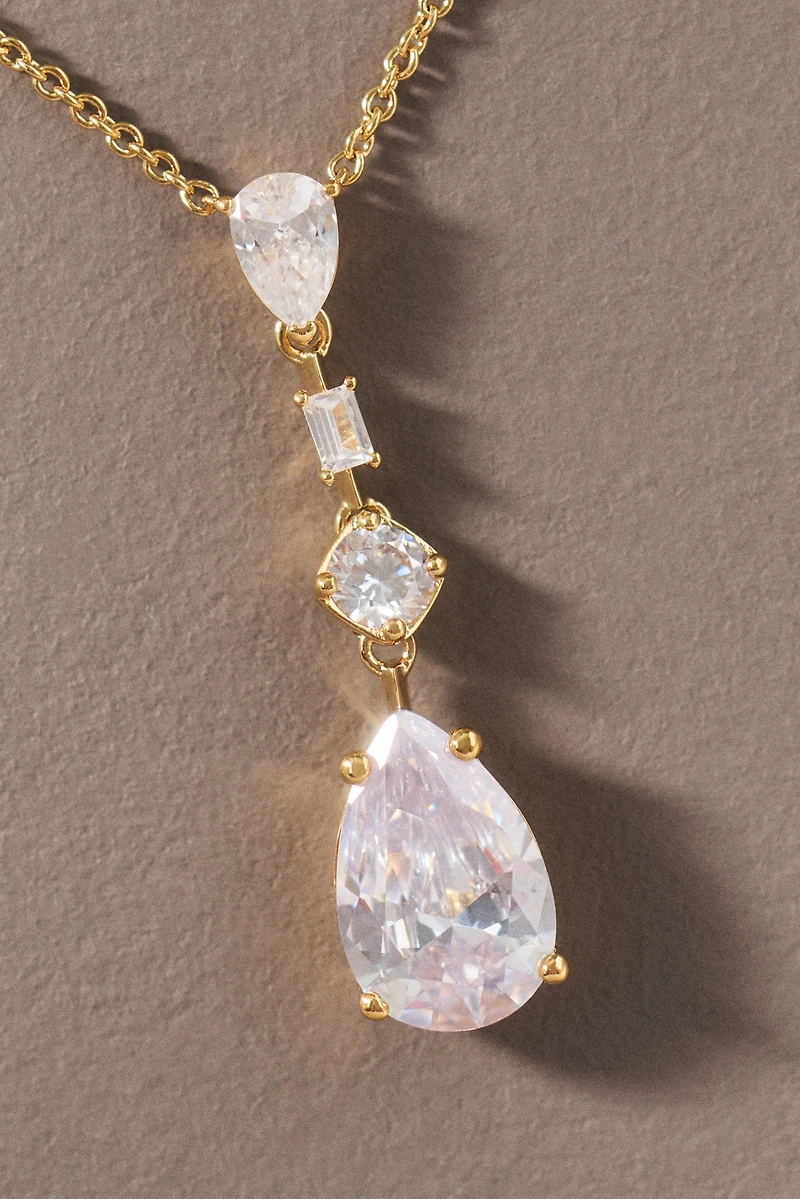 NADRI Runaway Pear Drop Necklace