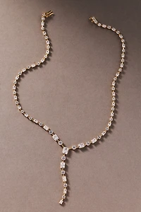 NADRI Charli Baguette Lariat Necklace