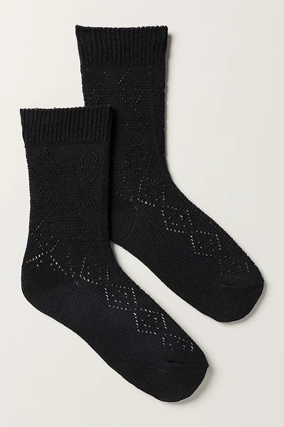 Le Bon Shoppe Modal Eyelet Socks