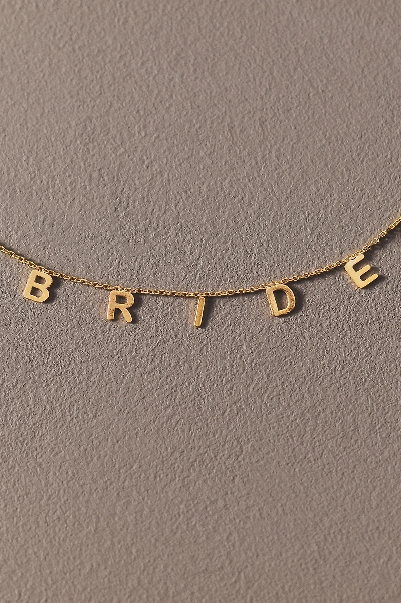 Bride Charm Necklace