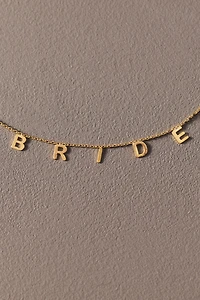Bride Charm Necklace
