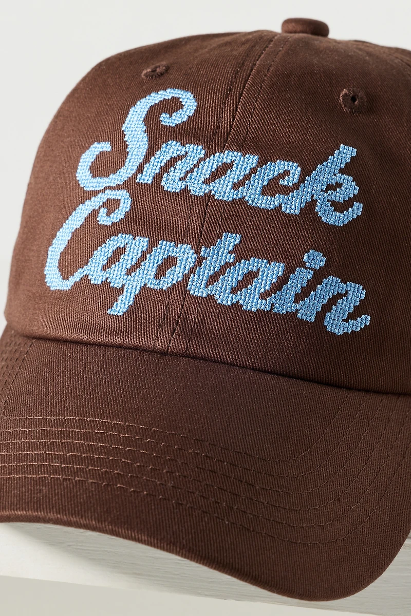 Worn/West Needlepoint Baseball Cap