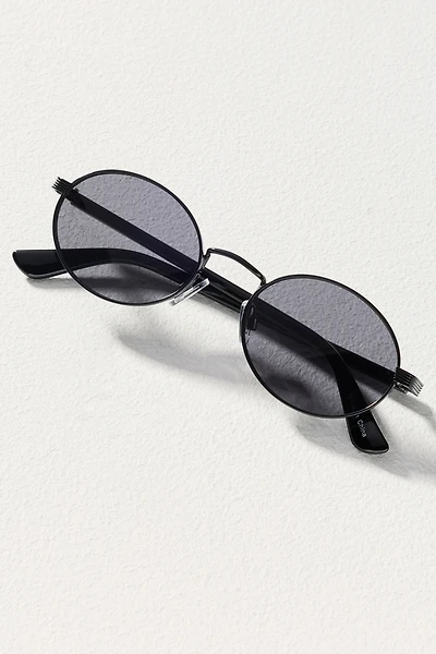 I-SEA Slim Metal Oval Sunglasses