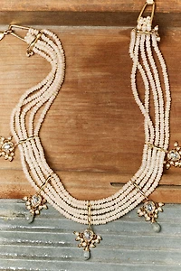 By Anthropologie Weddings Ghost Ranch Beaded Necklace