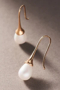 By Anthropologie Pearl Drop Earrings