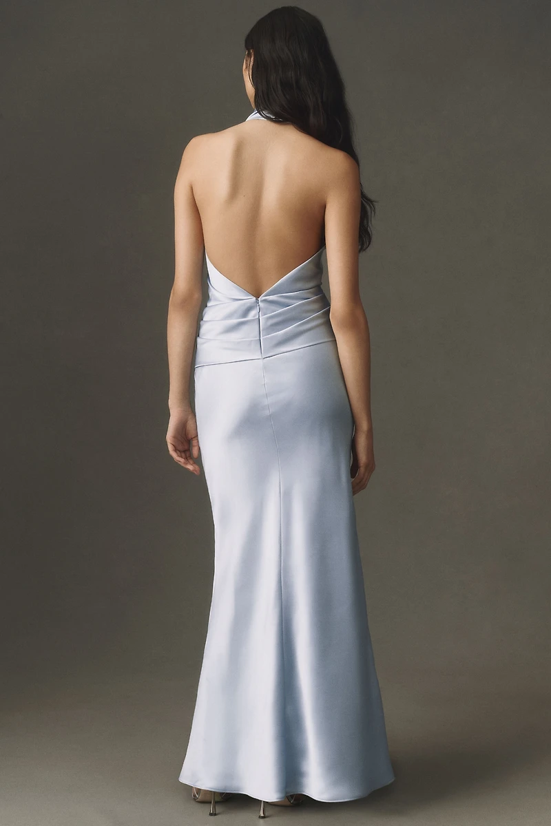 Mare Isabella High-Neck Maxi Dress