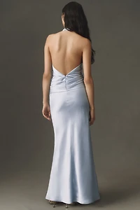Mare Isabella High-Neck Maxi Dress