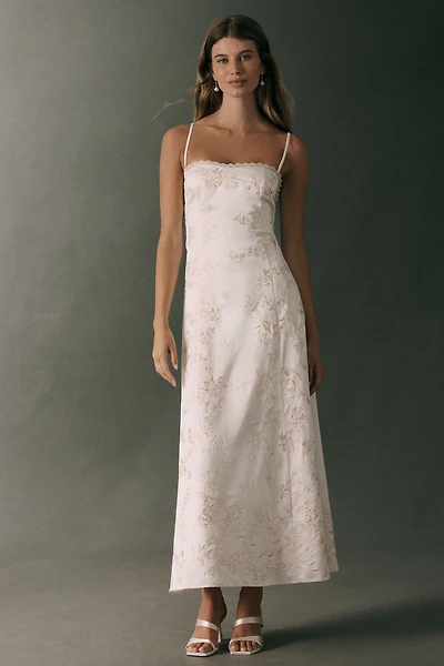 BHLDN Floral Maxi Dress