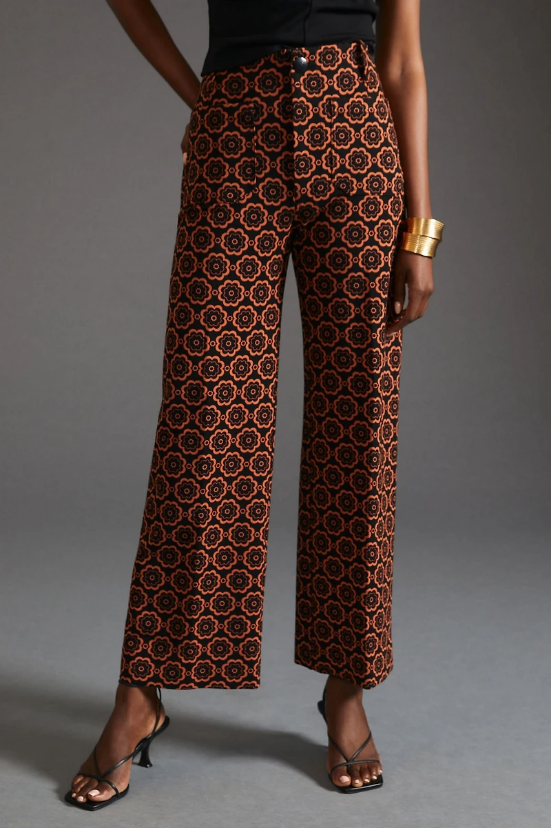 Maeve The Colette Wide-Leg Ponte Pants