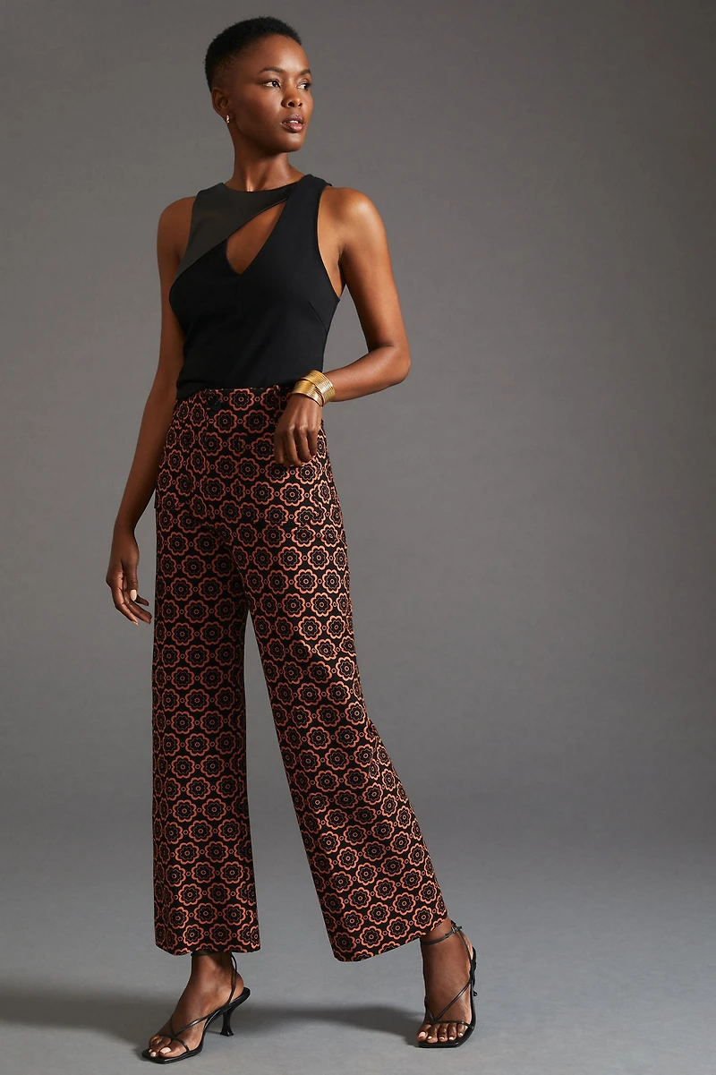 Maeve The Colette Wide-Leg Ponte Pants