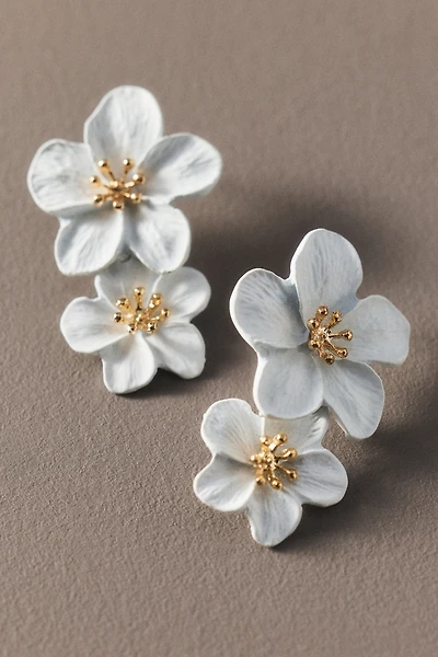 Stacked Floral Earrings