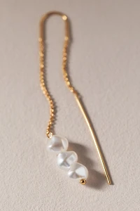 By Anthropologie Weddings 3-Pearl Threader Earrings