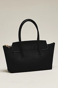 By Anthropologie Structured Foldover Satchel