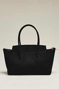 By Anthropologie Structured Foldover Satchel