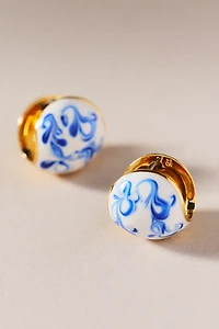 Ana Luisa Mini Abby Marble Huggie Earrings