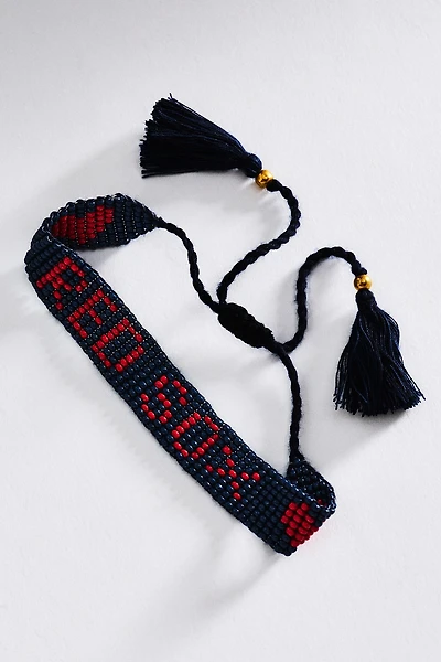 Lisi Lerch MLB Flat Adjustable Beaded Bracelet