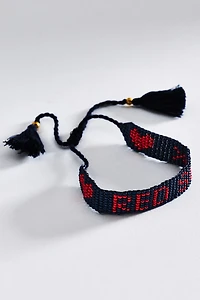 Lisi Lerch MLB Flat Adjustable Beaded Bracelet