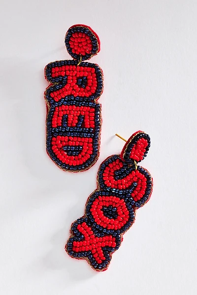 Lisi Lerch MLB Beaded Drop Earrings