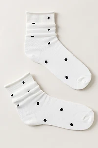 OK Originals Sheer Polka Dot Socks
