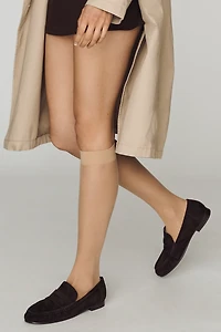 Stems Sheer Knee-High Socks, Set of 3