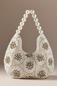 By Anthropologie Weddings Pearl Spur Beaded Bag