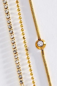 BaubleBar Catherine Water-Resistant Bracelets, Set of 3