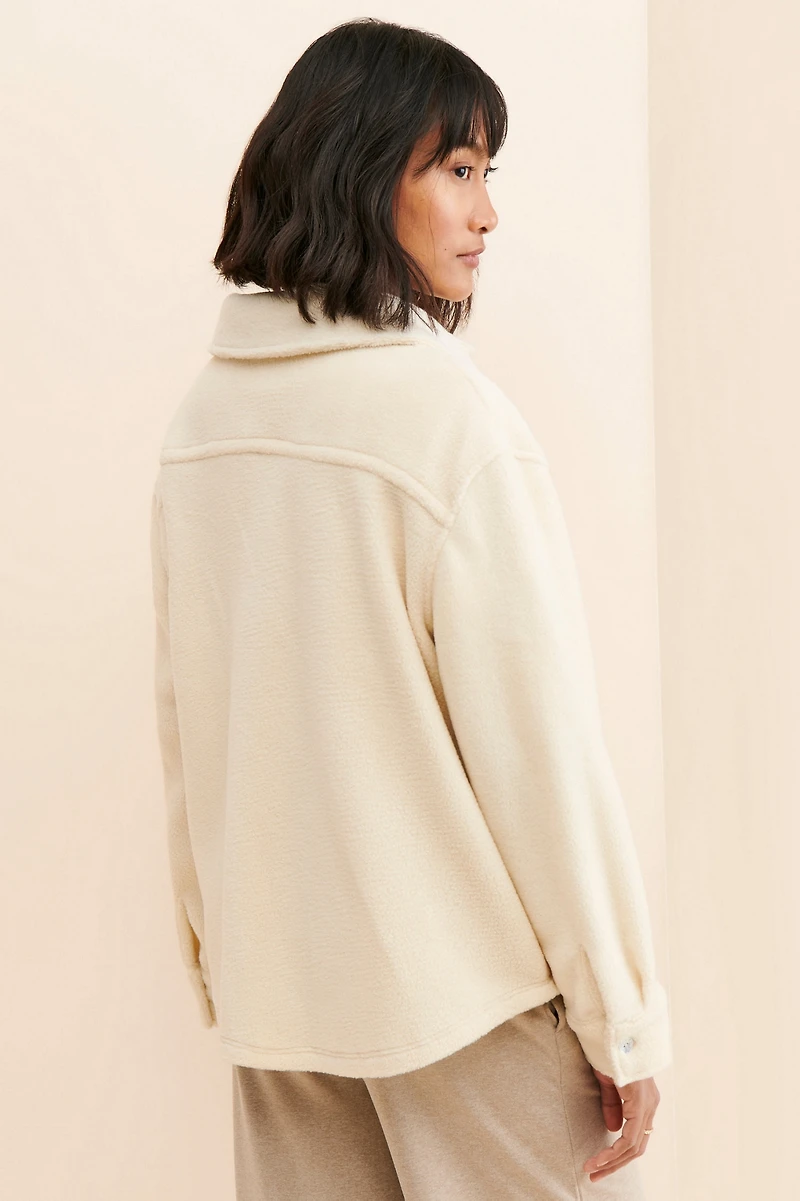 DONNI. Polar Fleece Shirt Jacket