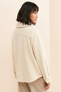 DONNI. Polar Fleece Shirt Jacket