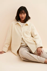 DONNI. Polar Fleece Shirt Jacket