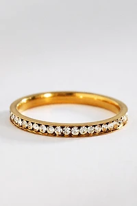 Crystal Water-Resistant Ring