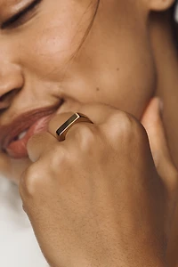 Water-Resistant Angled Ring