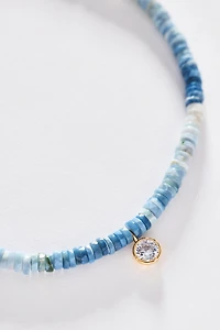 By Anthropologie Demi-Fine Beaded Crystal Necklace