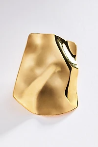 Hammered Metal Post Earrings