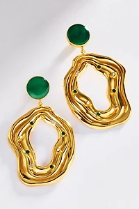 Bohème by Véro Dune Encrusted Drop Earrings